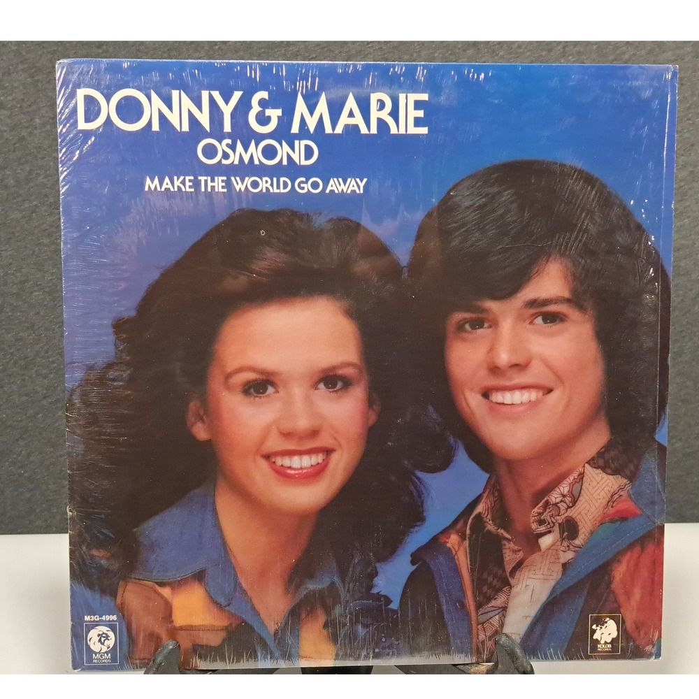 Donny & Marie Osmond Make The World Go Away Vinyl LP 1975 MGM M3G-4996 Vintage